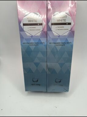 Bright White Nicotinamide Dazzle White Toothpaste - Blue & Pink Packaging